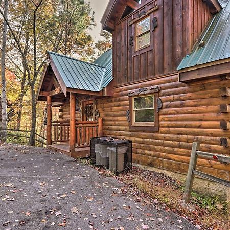 Smoky Mountain Log Cabin 7 Mi To Gatlinburg! Sevierville Exterior foto