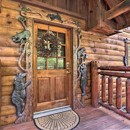 Smoky Mountain Log Cabin 7 Mi To Gatlinburg! Sevierville Exterior foto