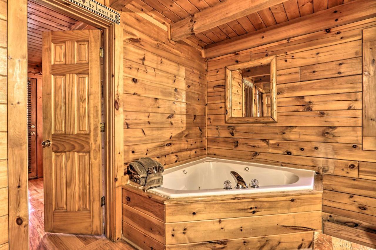 Smoky Mountain Log Cabin 7 Mi To Gatlinburg! Sevierville Exterior foto